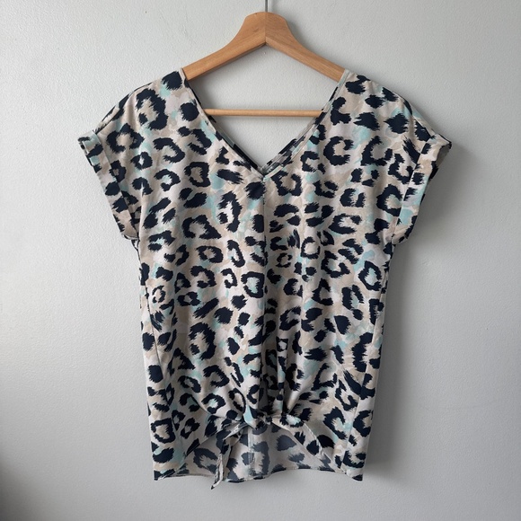 Juicy Couture Tops - Juicy couture V-neck tie front blouse
